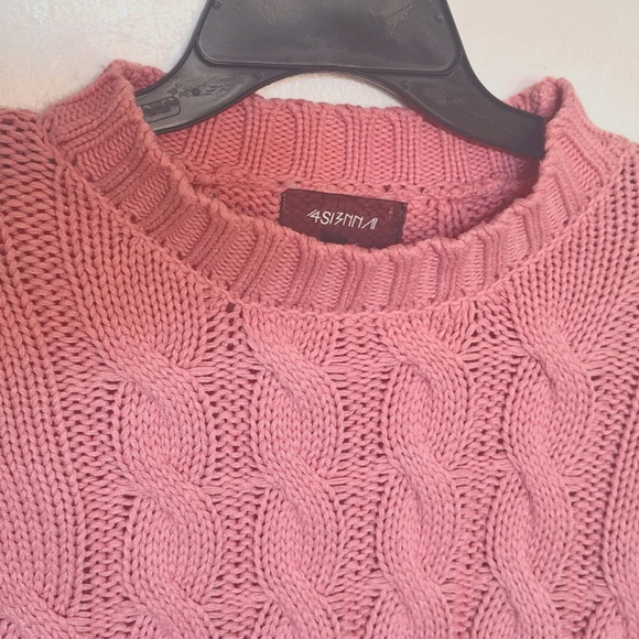 4Si3nna Women's Sweater Size S Pink Color - Picture 5 of 8